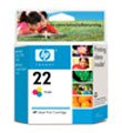 HP C9352AN 22 TriClr Ink Ctg