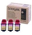 LEXMARK 15M0100 Bk HiYld Ink Ctg 3Pk